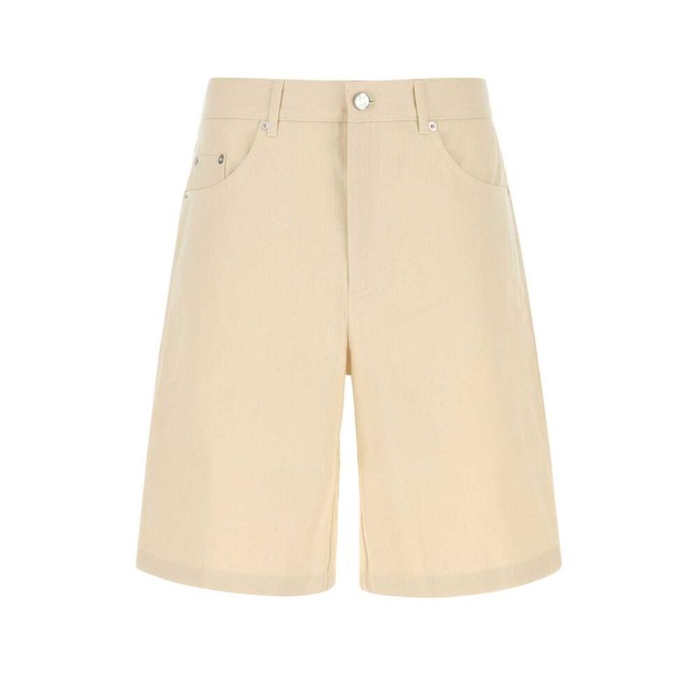 Sefr Men Sand Cotton Bermuda Shorts